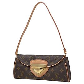 Louis Vuitton Pochette Beverly 2-Wege Tasche Braun