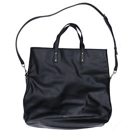 Borsa a spalla in pelle nera 2 in 1 Saint Laurent Nero