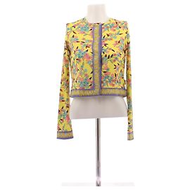 Jean Paul Gaultier Cardigan estampado Amarelo