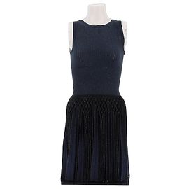 Alaïa Robe courte bleu foncé Navy blue
