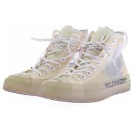 Off White Basket converse blanches Blanc