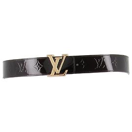 Louis Vuitton Lackledergürtel Schwarz