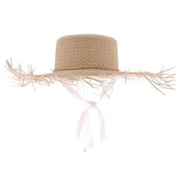 Autre Marque Strohhut Beige