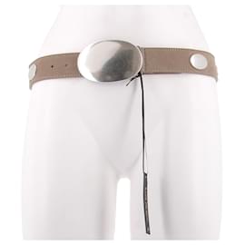 Autre Marque Beige Ledergürtel Beige