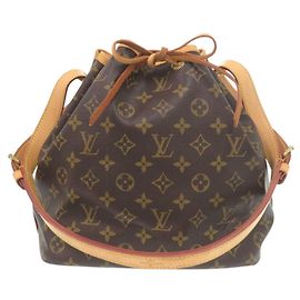 Sac à épaule Petit Noé Monogram Louis Vuitton Marron