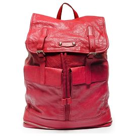 Balenciaga Classic Traveler Backpack Red
