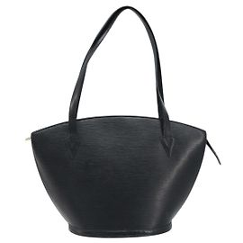 Louis Vuitton Saint Jacques Handbag Epi Leather GM Black