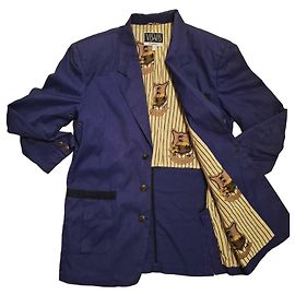 Blue jacket BYBLOS Vis a Vis Blue Dark purple