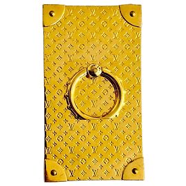 Support de coque de téléphone Louis Vuitton Monogram Doré