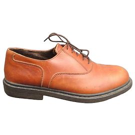 Autre Marque King Street Richelieu Leather Lace Ups Light Brown Light brown