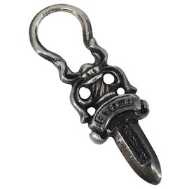 Chrome Hearts #5 Dagger Charm Pendant Top Ag925 Silver Auth LNZ146SM Silvery