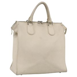 LOUIS VUITTON Handtasche Cabanaxos aus Leder Weiß M95887 LV Auth bs33670 Weiß