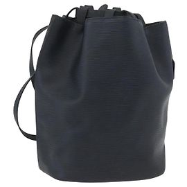 FENDI Backpack Leather Charcoal gray Auth 173517 Dark grey
