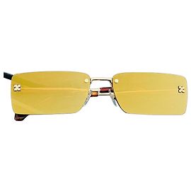 Off White Off-White Sunglasses Golden Metal Golden