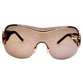 Óculos de sol Roberto Cavalli Marrom Dourado