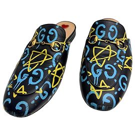 Mocassini slipper Gucci modello Princetown Nero
