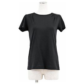 Dolce & Gabbana Top in Cotone Nylon Dolce&Gabbana Nero