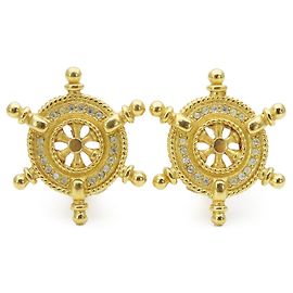 Orecchini Marin Christian Dior D'oro