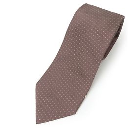 Corbata de seda Gucci Castaño Bronce