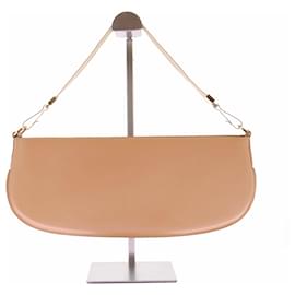 Sac à main By Far en cuir camel Camel