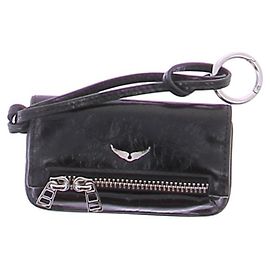 Zadig & Voltaire Leder Geldbörse Schwarz