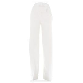 Chloé Calça branca de seda Branco