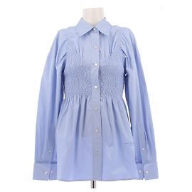 Alexander Wang Camicia blu aderente in cotone Blu