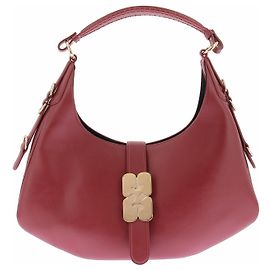 Ganni Borsa "Dahlia" rossa in pelle Rosso