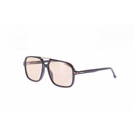 Carrera Gafas de sol negras con lentes amarillas Negro