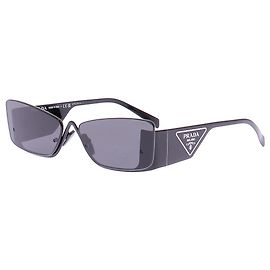 Prada Schwarze Sonnenbrillen mit breiten Bügeln Schwarz