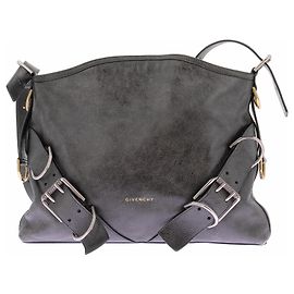 Givenchy Bolsa 'Voyou' preta em couro Preto
