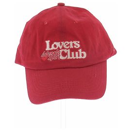 Autre Marque Cappellino rosso con iscrizioni Rosso