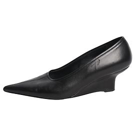 Totême Escarpins compensés en nappa noir - taille EU 38 Noir