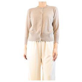Vince Neutrale cropped Strickjacke - Größe M Andere
