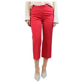Msgm Rosa Baumwollmischung Hose - Größe UK 10 Pink