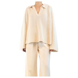 Faithfull the Brand Pull en maille côtelée épaisse neutre - taille XL Autre