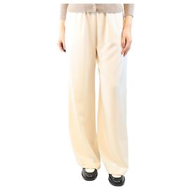 Max Mara Creme Seidenhose - Größe UK 10 Roh