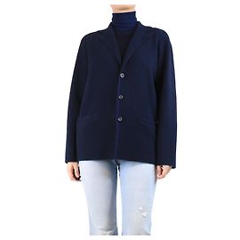Autre Marque Navy Cashmere-Cardigan - Größe S Marineblau