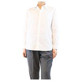 Aime Camicia di cotone bianca - taglia UK 8 Bianco