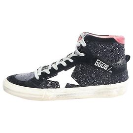Golden Goose Schwarze Mid Star Sneaker - Größe EU 38 Andere