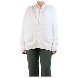 Autre Marque Cardigã oversized branco - tamanho S Branco