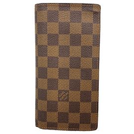 Cartera Larga Brazza Damier Louis Vuitton Damier ebene