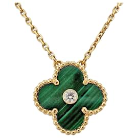 Van Cleef & Arpels Vintage Alhambra Pendant Necklace Golden