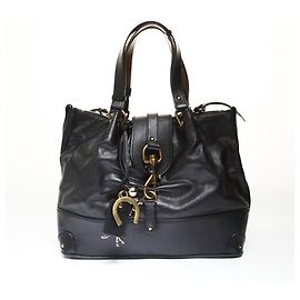 Borsa in pelle Chloé Kerala nera Nero