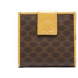Christian Dior Macadam Compact Wallet Braun