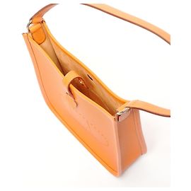 Bolso de hombro Mini Evelyn TPM con correa corta Hermès 2005 Naranja