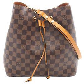 Louis Vuitton Marrom Damier Ébène Neonoe MM Marrom