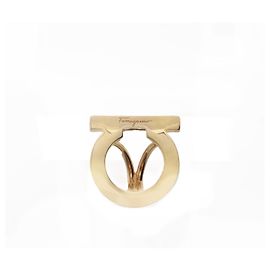 Anello per sciarpa dorato Salvatore Ferragamo D'oro
