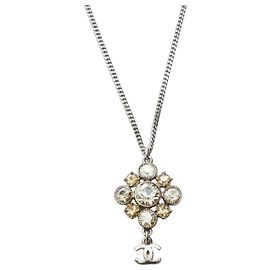 Collar de strass Coco Mark en plata CHANEL 10V 2010 Plata