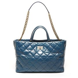 CHANEL 15 Serie 2011 Borsa Tote Blu